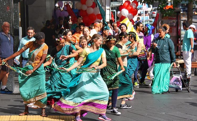 Harinama in Auckland