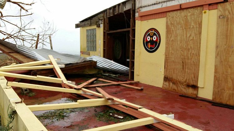 Puerto Rico temple damage