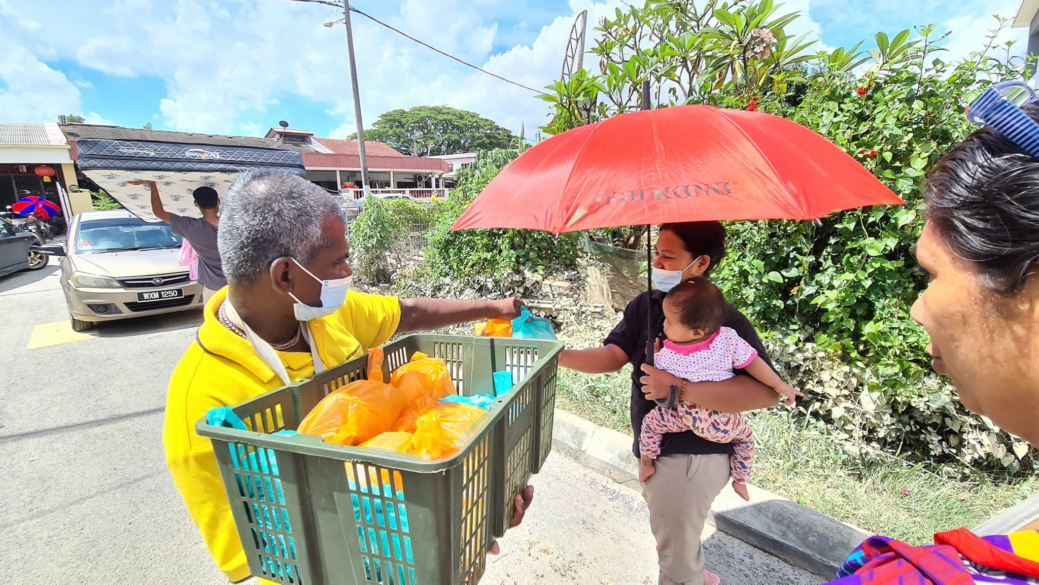 Flood Disaster Relief by ISKCON Malaysia Food for Life